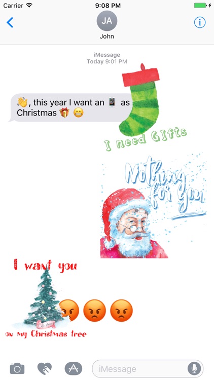 xmas.2017.xmas stickers - watercolor xmas stickers