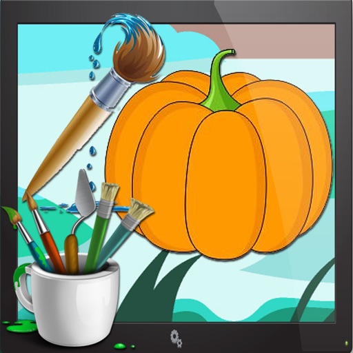 Coloring Pages Vegetable Version Icon