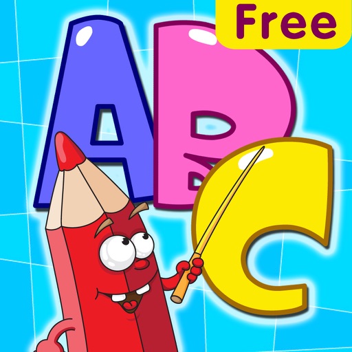 Write the alphabet for kids free by QIN GUOHUA