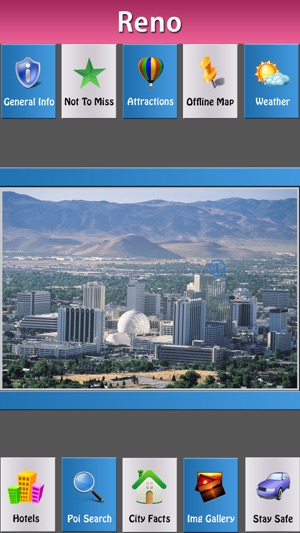 Reno City Travel Explorer