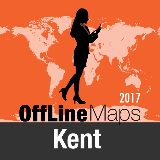 Kent Offline Map and Travel Trip Guide icon