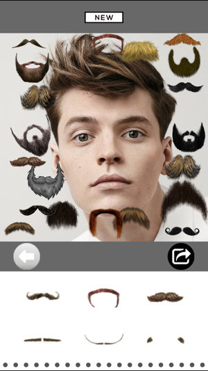 Mooch - Beard & Mustache Photo Editor for Men Face(圖2)-速報App