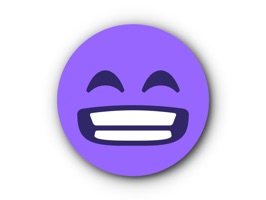 99 purple emoticons stickers for iMessage