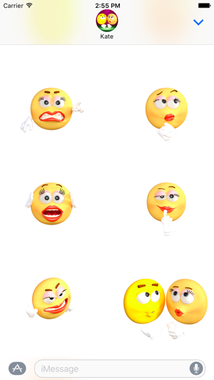 Cute Smiley & Emoji Stickers for iMessage!(圖2)-速報App