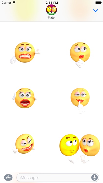 Cute Smiley & Emoji Stickers for iMessage!