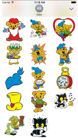 Game screenshot Bamse Stickers apk