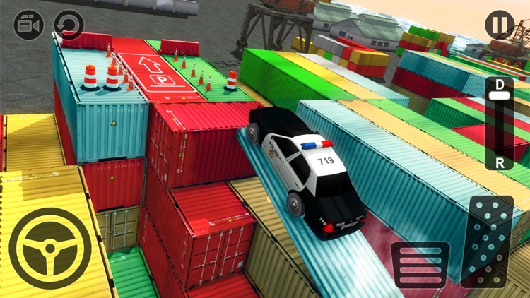 Police Car Parking Simulator 3D screenshot-3