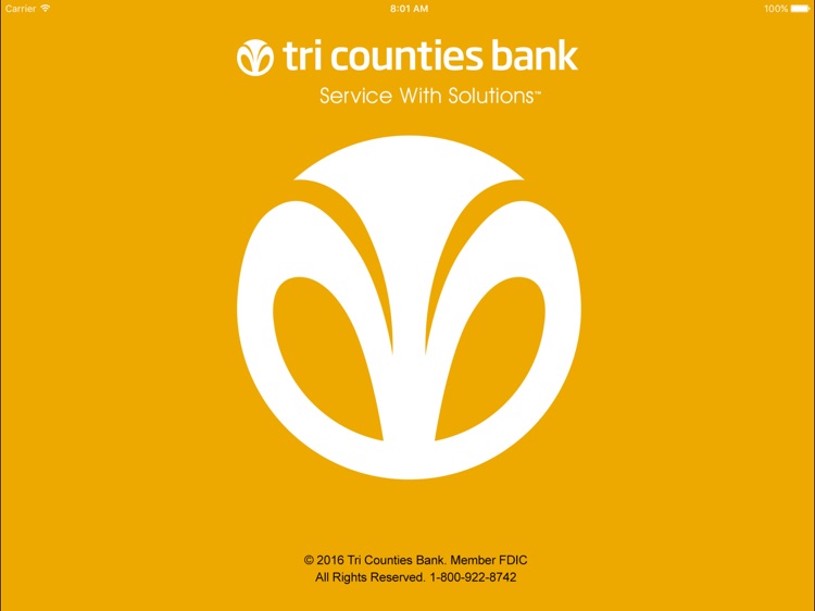 Tri Counties Mobile Banking for iPad