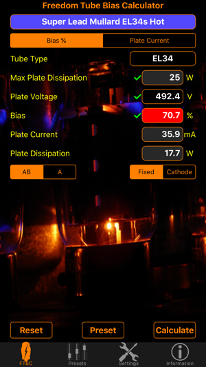 Freedom Tube Bias Calculator