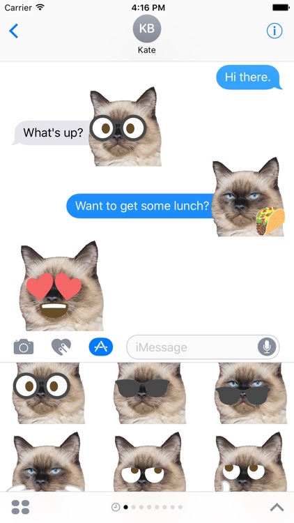 Cat Emoji Sticker Pack