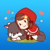 Animated Little Red Riding Hood Sticker Pack