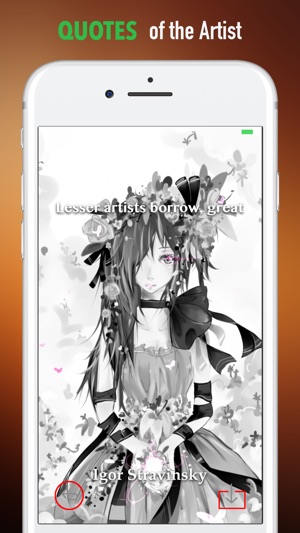 Black And White Anime Wallpapers HD-Quotes and Art(圖4)-速報App