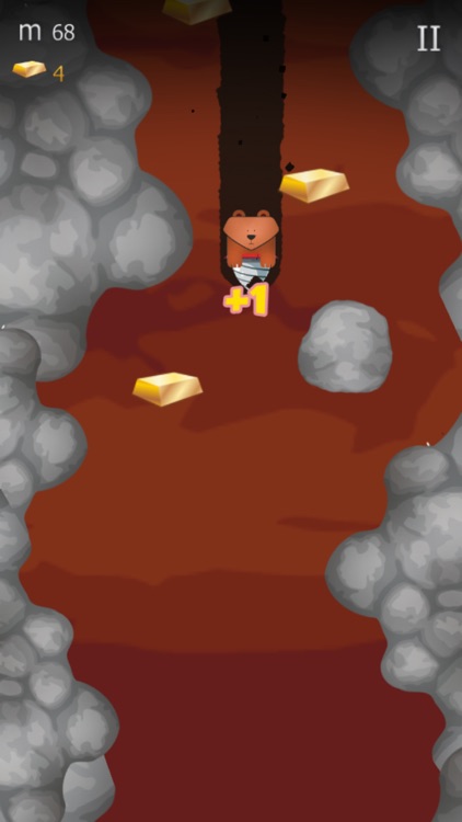Miner dig the treasure trove in diamond mine game