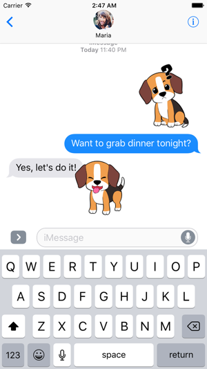 Mario the Beagle - Stickers