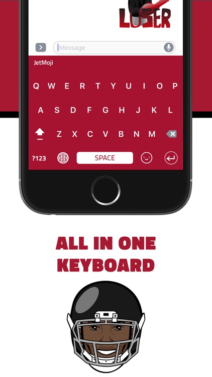 JetMoji - Official Julio Jones Emoji Keyboard screenshot-3