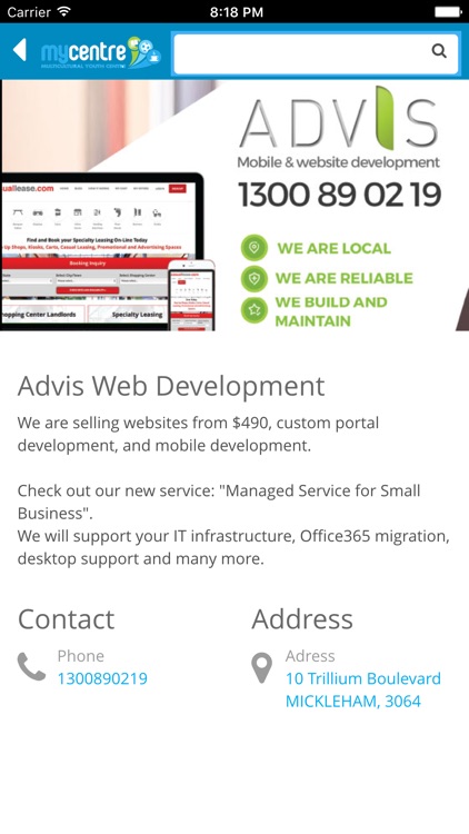 MyCentre Business Directory