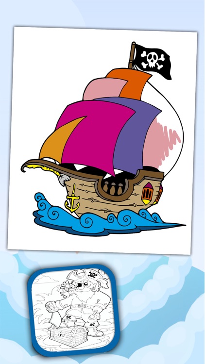 Paint and Color Pirates –coloring book screenshot-4
