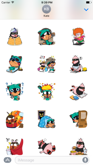 Pororo Cat and friends sticker pack for iMessage(圖4)-速報App