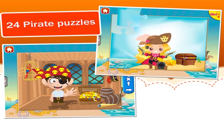 Pirate Jigsaw Puzzles: Puzzle Game for Kids