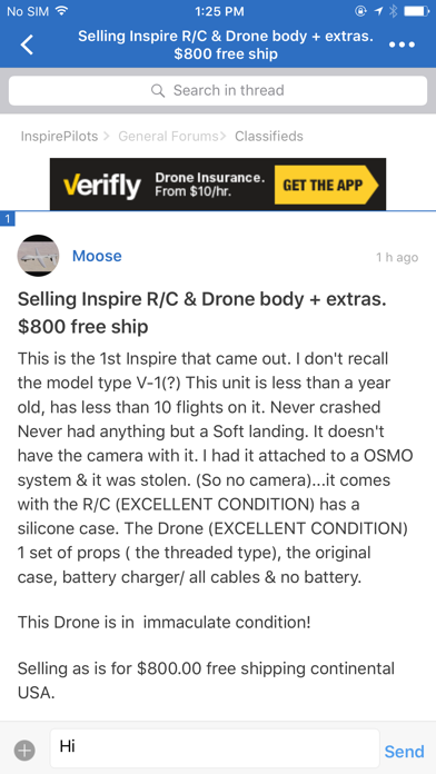 InspirePilots Drone Forum screenshot 2