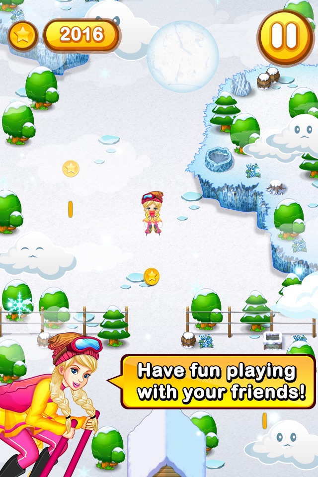 Amazing Princess Ski Safari screenshot 2