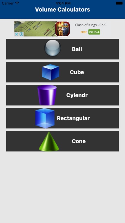 Volume Calculators