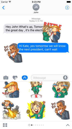 Election Day Emoji Stickers - for iMessage(圖3)-速報App