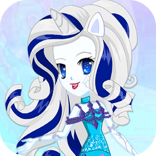 Unicorn Princess Doll House Dress up Pony Girls Icon