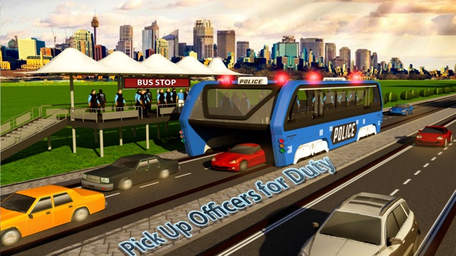 警察高架巴士模拟器3D：监狱运输 Prisoner Transport Bus 2016 Game(圖1)-速報App