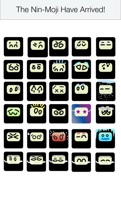 Nin-Moji Stickers - ninja emoji for iMessage screenshot-4