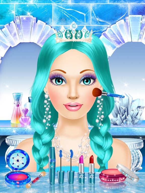 Скачать Ice Queen Salon - Girls Makeup and Dressup Game