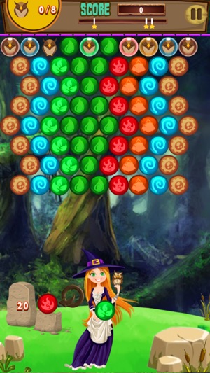 Rouge Bubble Shooter Witch Magic Society(圖2)-速報App