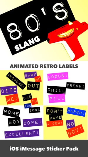 80's Slang: Retro Labeler(圖3)-速報App