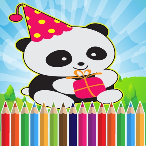 Panda Coloring For Kids learning First Edition Icon