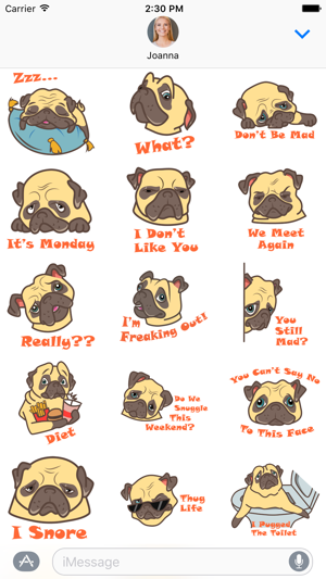 Puggy the Pug Stickers(圖2)-速報App