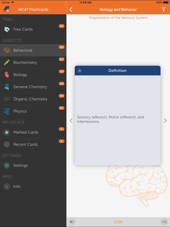 MCAT Flashcards By EduMind screenshot 8