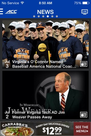 ACC Sports - Official App screenshot 2