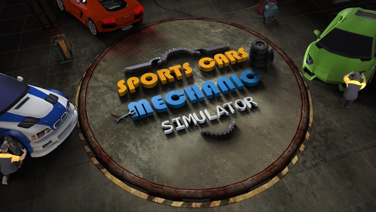 Luxury Sport Car Mechanic - Workshop & Service 3D