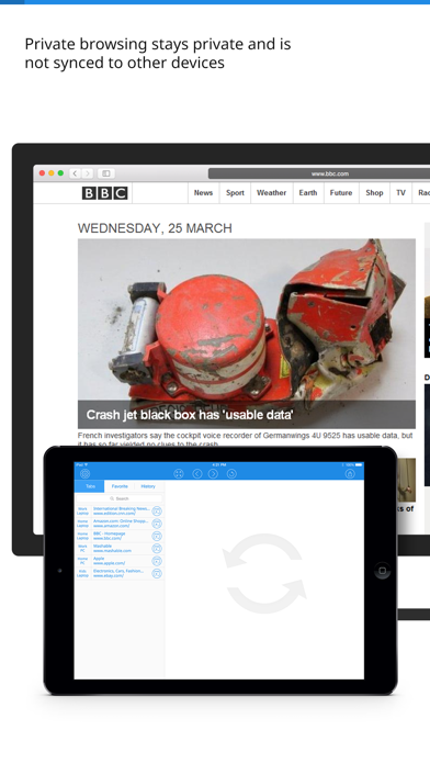 Sync for Safari tabs, bookmarks and history screenshot 4