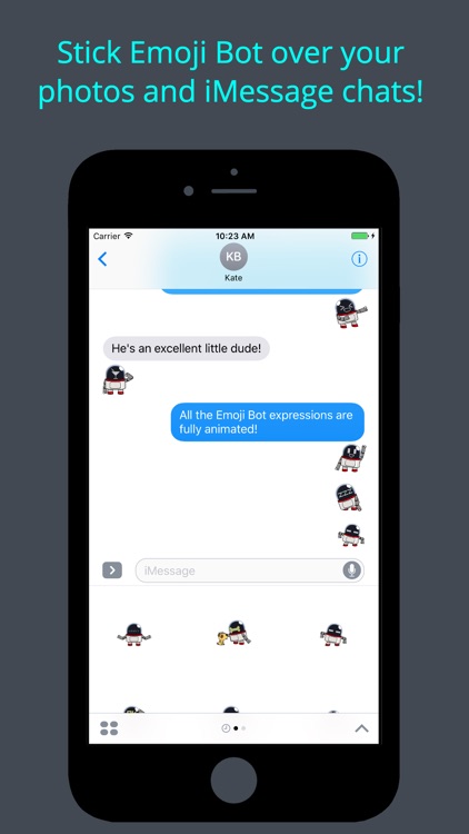 Emoji Bot - Animated Robot Stickers for iMessage
