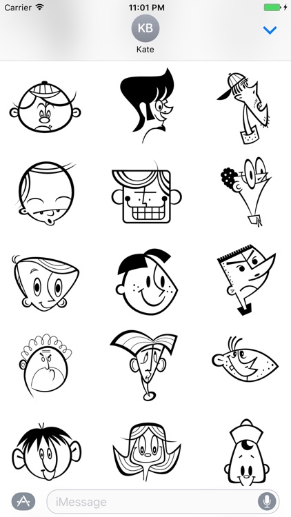 Little Head Kid Stickers Vol 01