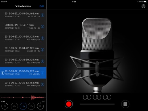 Voice Recorder HD screenshot 2