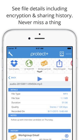 Protect+ Audio Recorder(圖5)-速報App