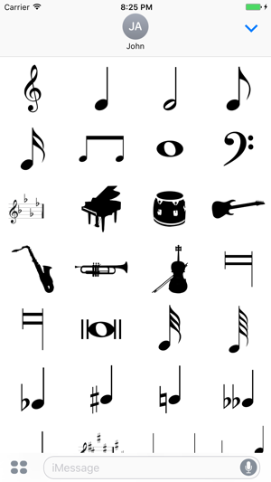 Music Note Stickers(圖3)-速報App