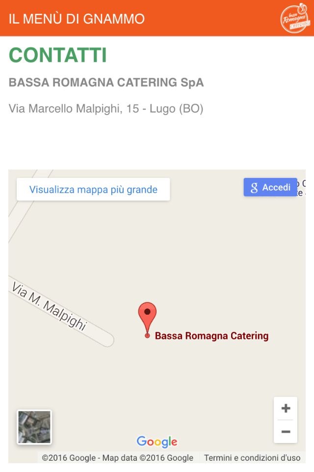 Bassa Romagna Catering Menu screenshot 4