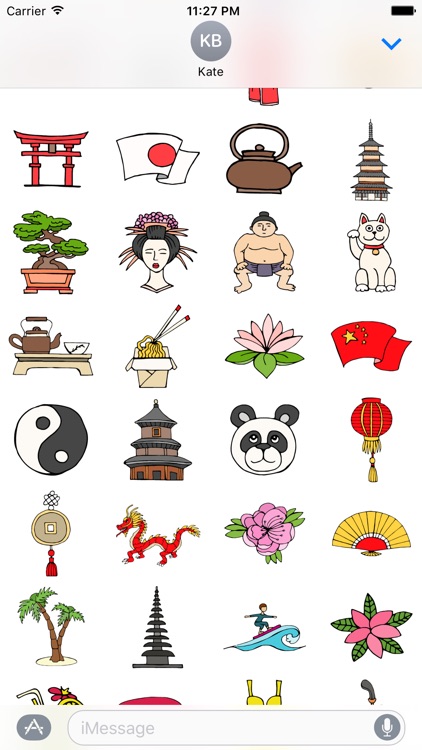 Asia Stickers screenshot-3