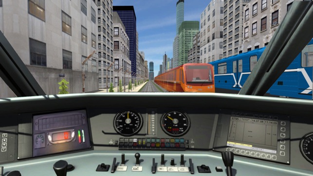 行駛在城市地鐵列車辛3D(圖1)-速報App