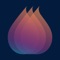 Icon fire + rain : weather