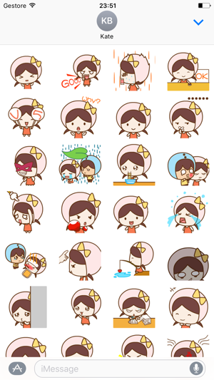 Little Girl - Animated Stickers And Emoticons(圖2)-速報App