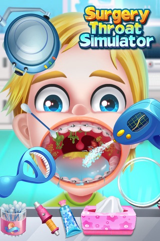 Throat Surgery Simulator - Free Doctor Game screenshot 2